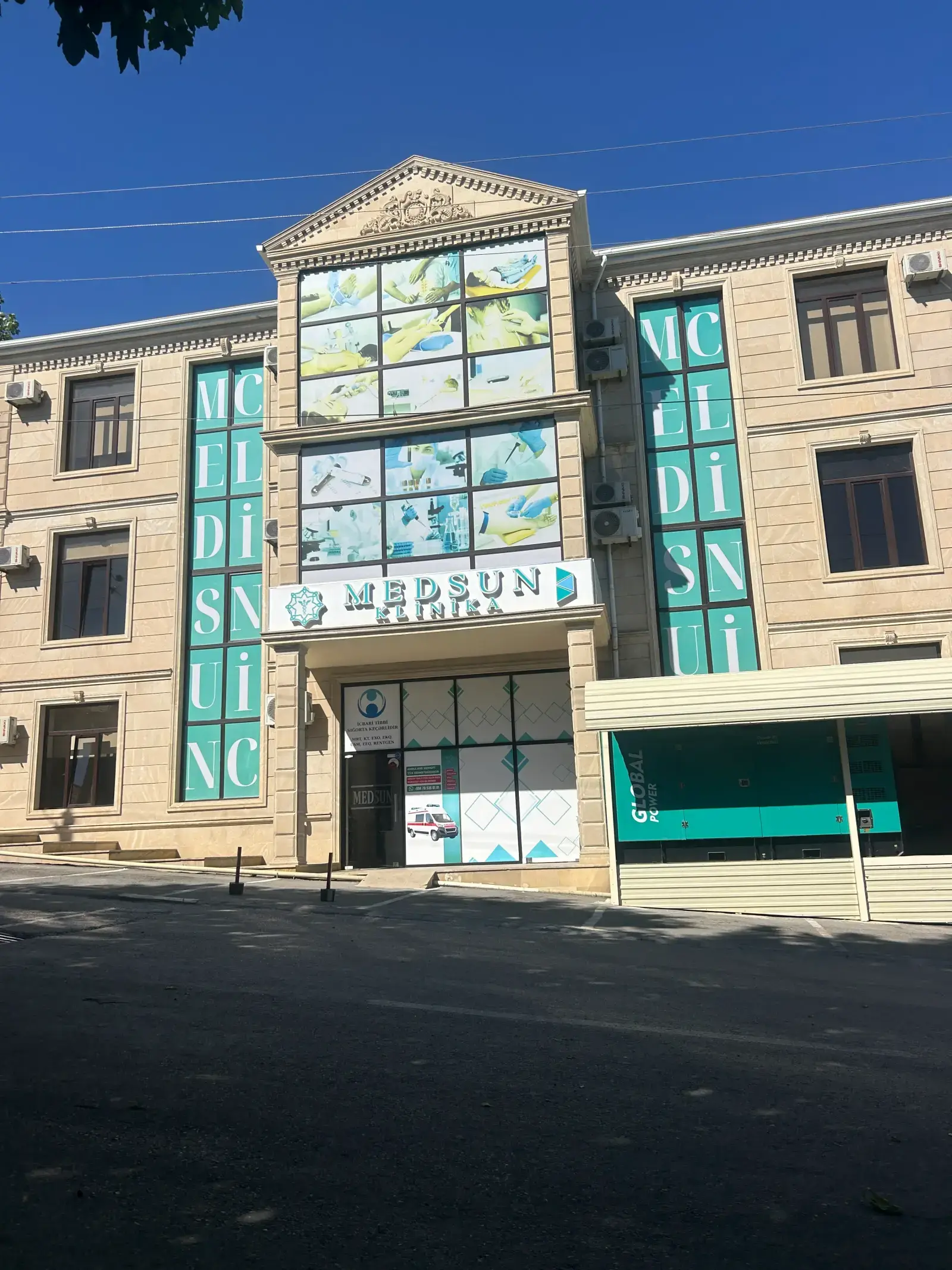 Medsun Klinikanın binası, Şamaxı
